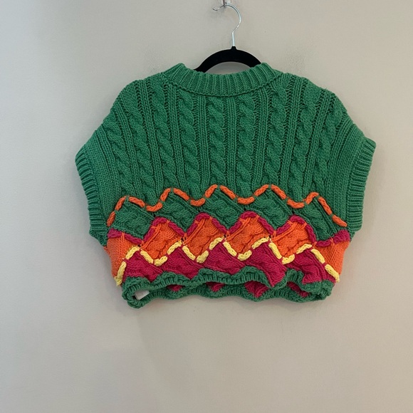 Zara Multicolor Knit Crop Top - Picture 11 of 13